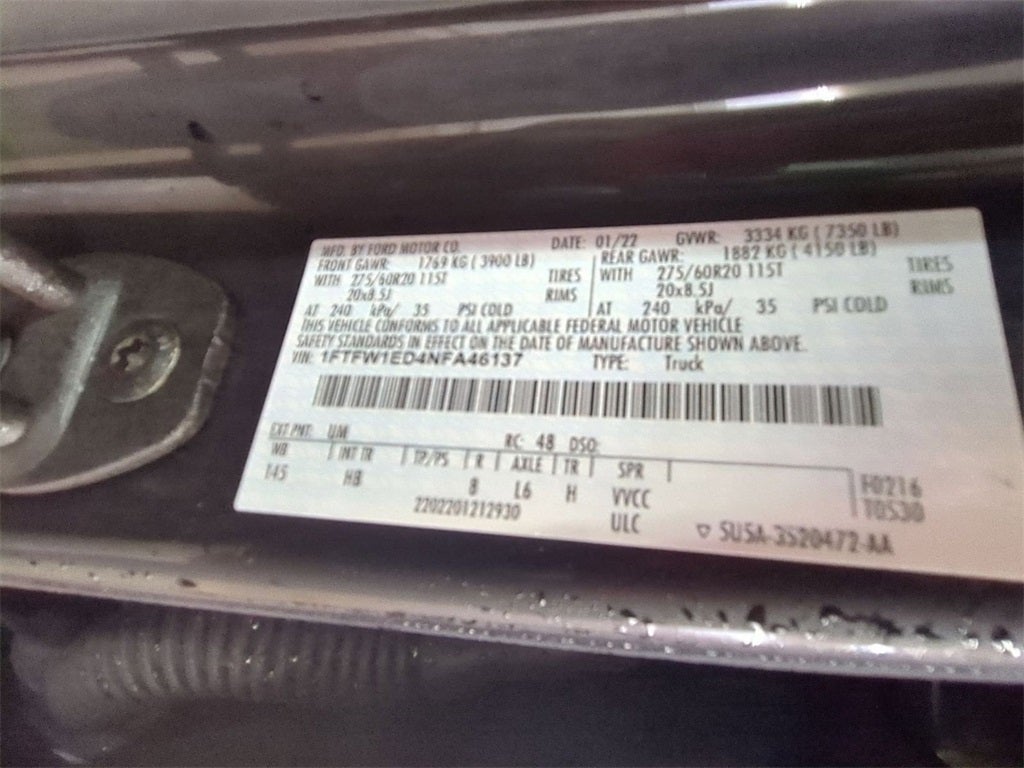 2022 Ford F-150 Lariat