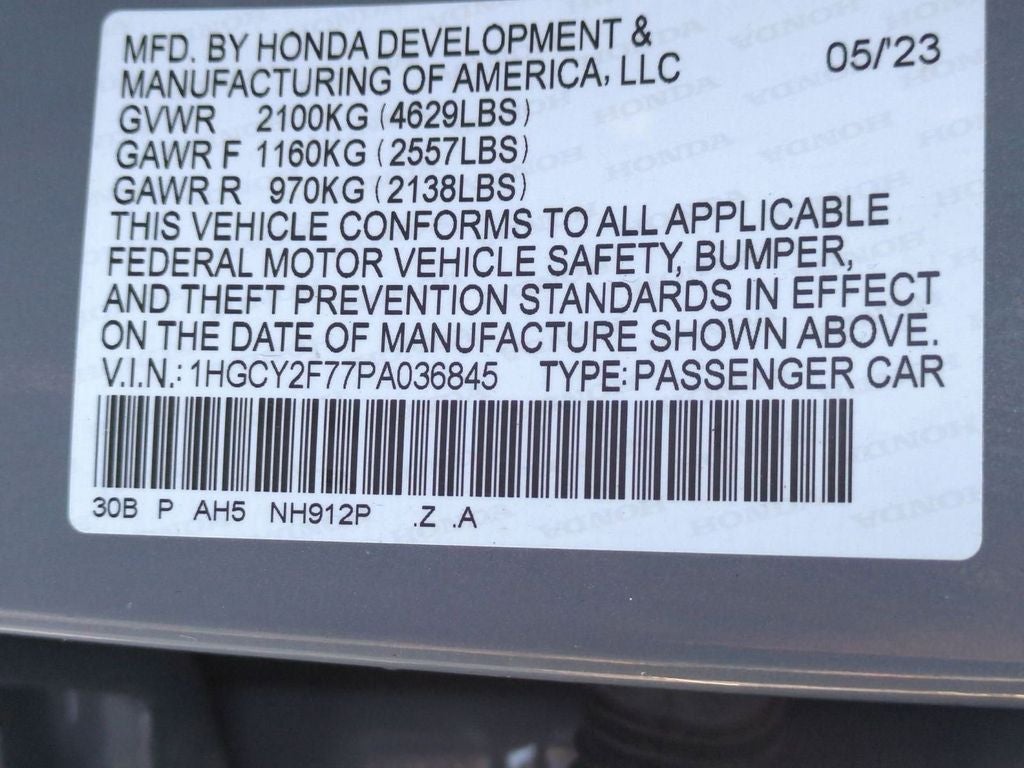 2023 Honda Accord Hybrid Sport-L