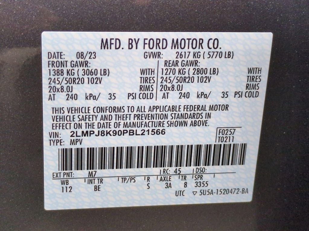 2023 Lincoln Nautilus Reserve