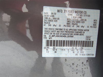 2022 Lincoln Nautilus Reserve