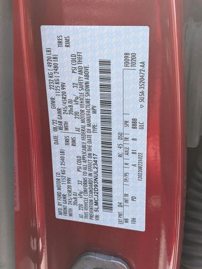 2022 Lincoln Corsair Reserve