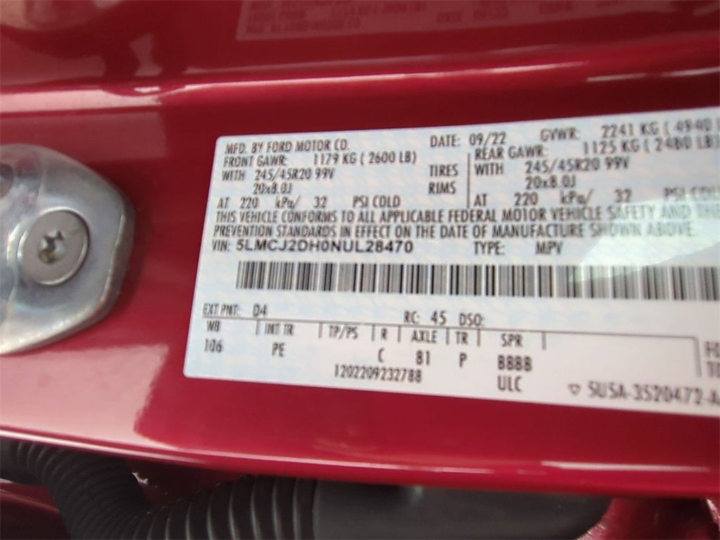 2022 Lincoln Corsair Reserve