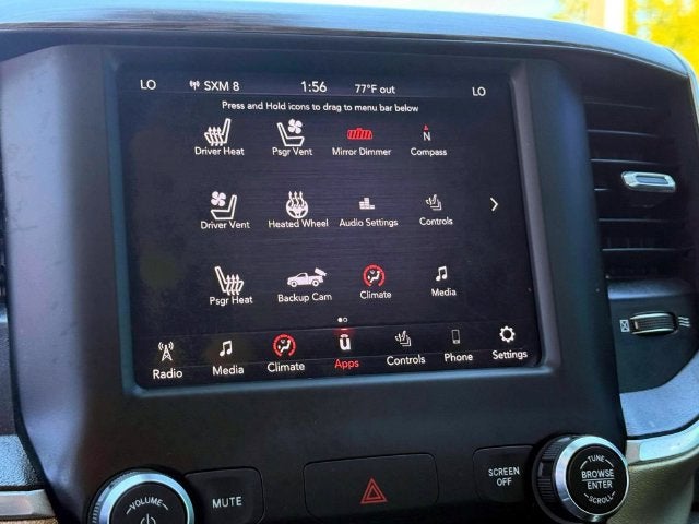 2020 RAM 1500 Laramie Crew Cab 4x4 5'7' Box