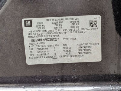 2016 Chevrolet Silverado 1500 1LT