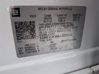 2018 Chevrolet Traverse Premier