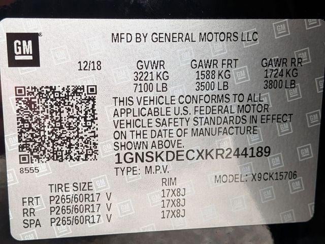 2019 Chevrolet Tahoe Commercial Fleet