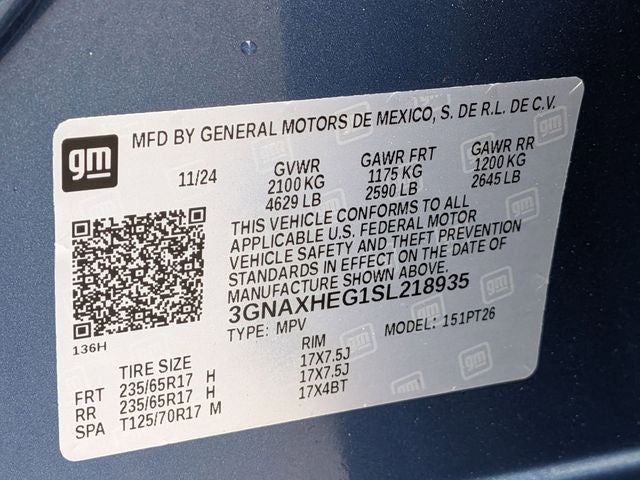 2025 Chevrolet Equinox FWD LT