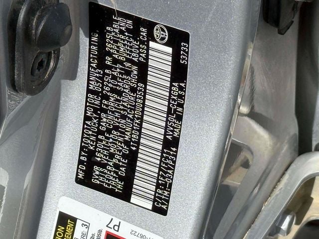 2013 Toyota Camry Hybrid XLE