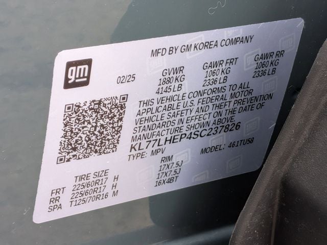 2025 Chevrolet Trax FWD LT
