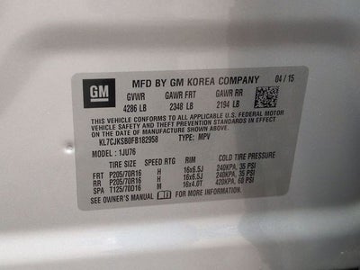 2015 Chevrolet Trax LS