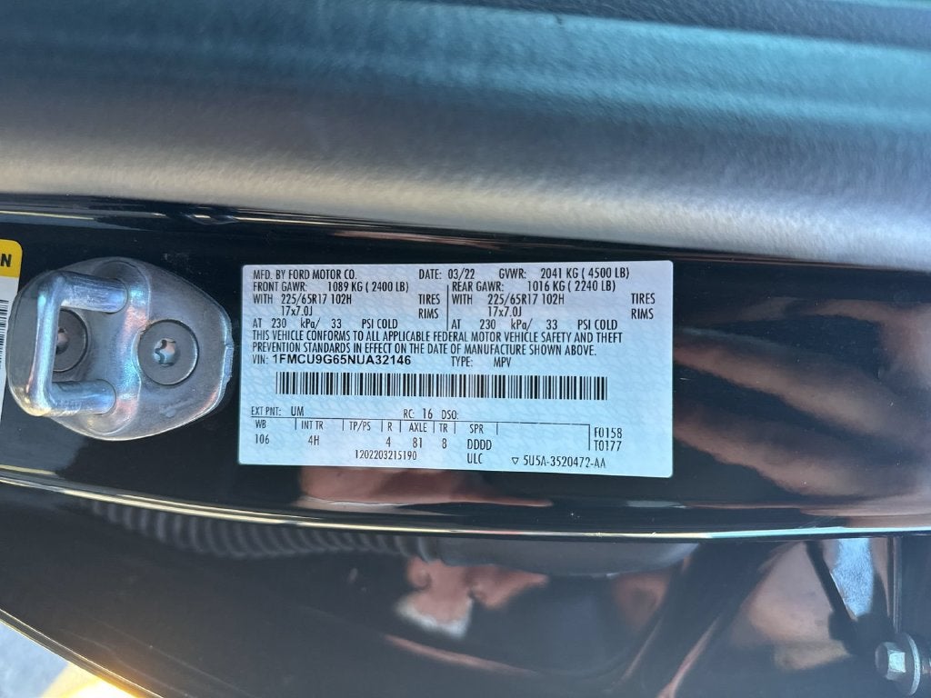 2022 Ford Escape SE
