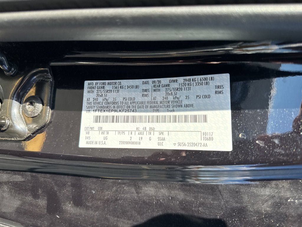 2020 Ford F-150 XLT