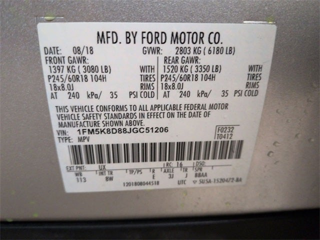 2018 Ford Explorer XLT