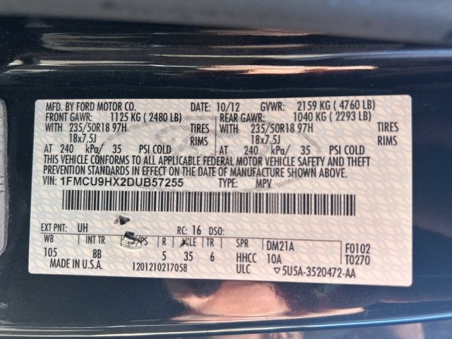 2013 Ford Escape SEL