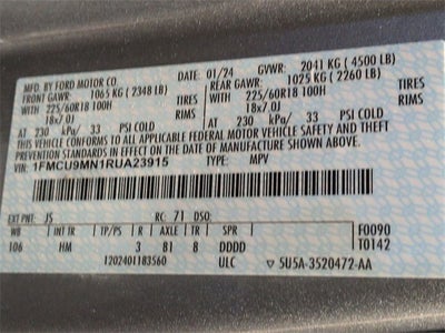 2024 Ford Escape ST-Line