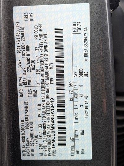 2025 Ford Escape ST-Line