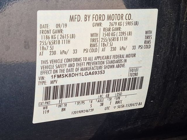 2020 Ford Explorer XLT