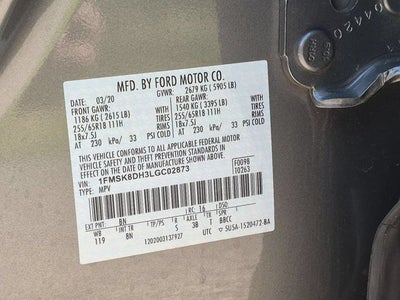 2020 Ford Explorer XLT