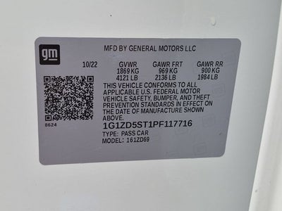 2023 Chevrolet Malibu LT 1LT