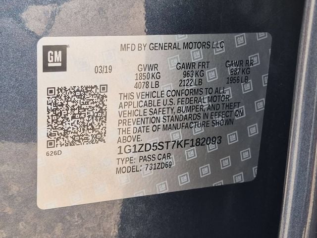 2019 Chevrolet Malibu LT