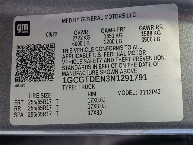 2022 Chevrolet Colorado Z71