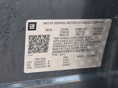 2018 Chevrolet Equinox LT