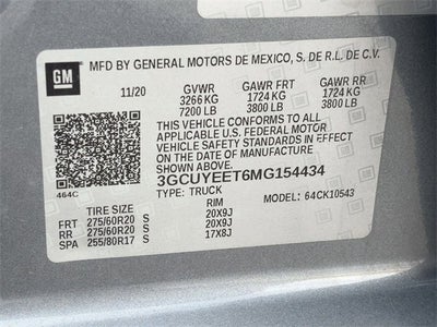 2021 Chevrolet Silverado 1500 RST 4WD