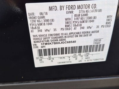 2018 Ford Explorer Base