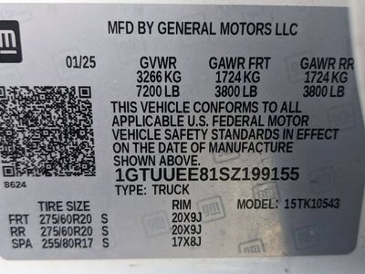 2025 GMC Sierra 1500 AT4