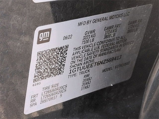 2022 GMC Sierra 1500 AT4
