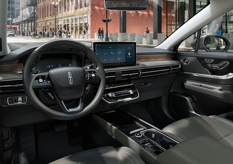 The interior dashboard of 2024 Lincoln Corsair® SUV is shown here. | LaFontaine Lincoln Grand Rapids in Grand Rapids MI