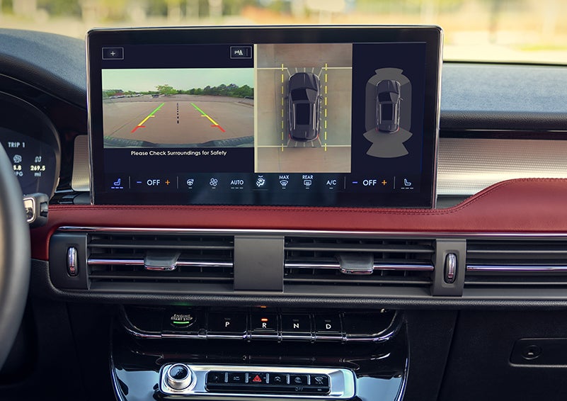 The large center touchscreen of a 2024 Lincoln Corsair® SUV is shown. | LaFontaine Lincoln Grand Rapids in Grand Rapids MI
