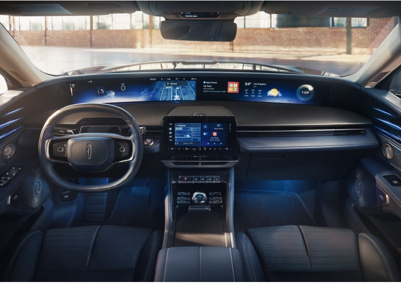 The panoramic display is shown in a 2026 Lincoln Nautilus® SUV. | LaFontaine Lincoln Grand Rapids in Grand Rapids MI