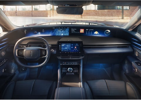 The panoramic display is shown in a 2026 Lincoln Nautilus® SUV. | LaFontaine Lincoln Grand Rapids in Grand Rapids MI