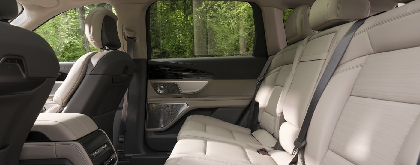 Passenger seats inside of a 2026 Lincoln Nautilus.